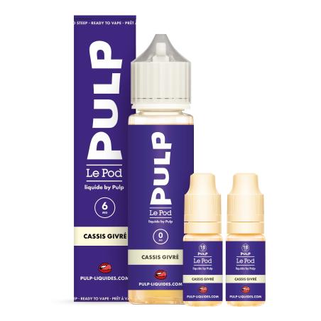 Cassis Givré 60ml (pack 6mg) Le Pod Liquid  - Le Pod Liquide