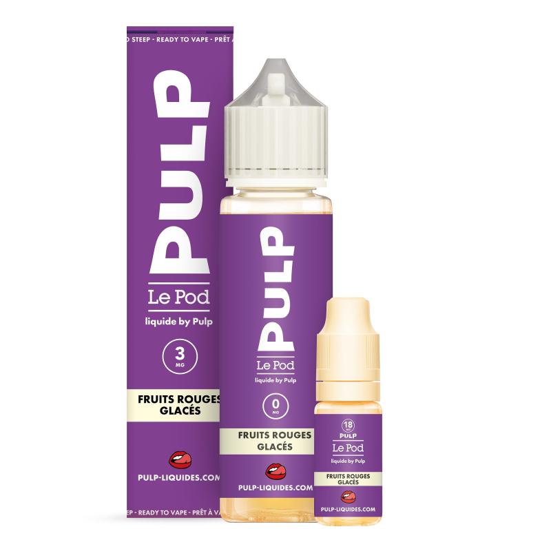 Fruits Rouges Glacés 60ml (pack 3mg) Le Pod Liquid  - Le Pod Liquide