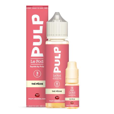 Thé Pêche 60ml (pack 3mg) Le Pod Liquid - Le Pod Liquide